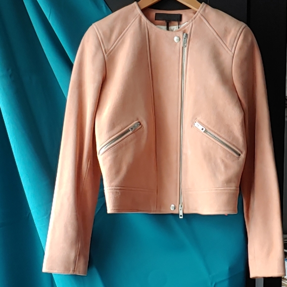 sold Rag & Bone Pink Hollander Jacket - Picture 1 of 5